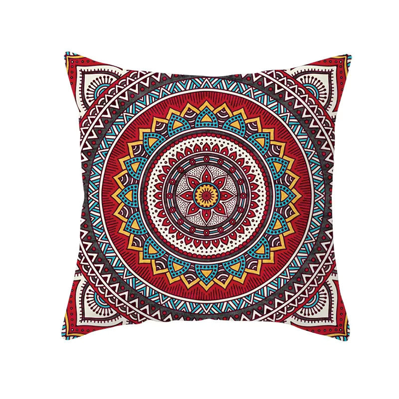 Crimson Harmony Mandala