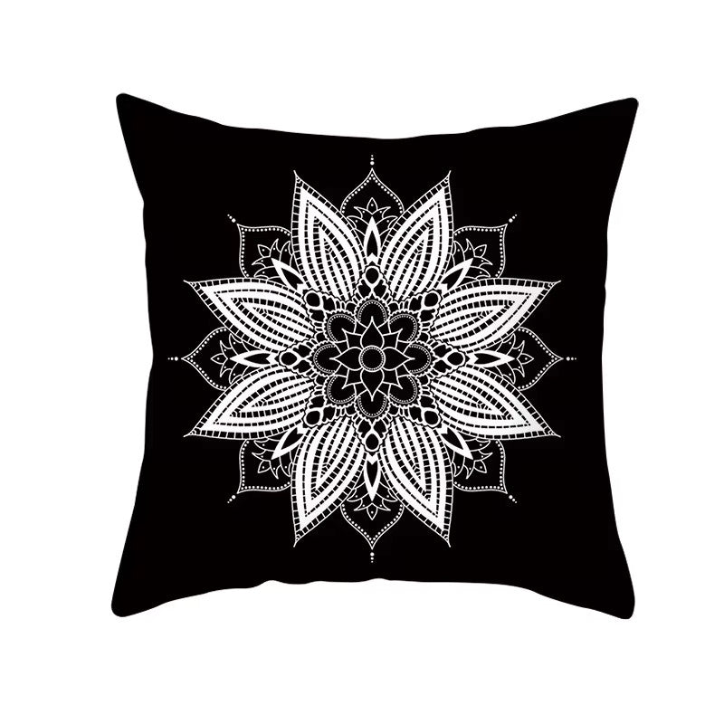 Monochrome Elegance Mandala